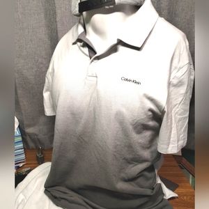 Calvin Klein men's Polo w/ FREE coordinating hat